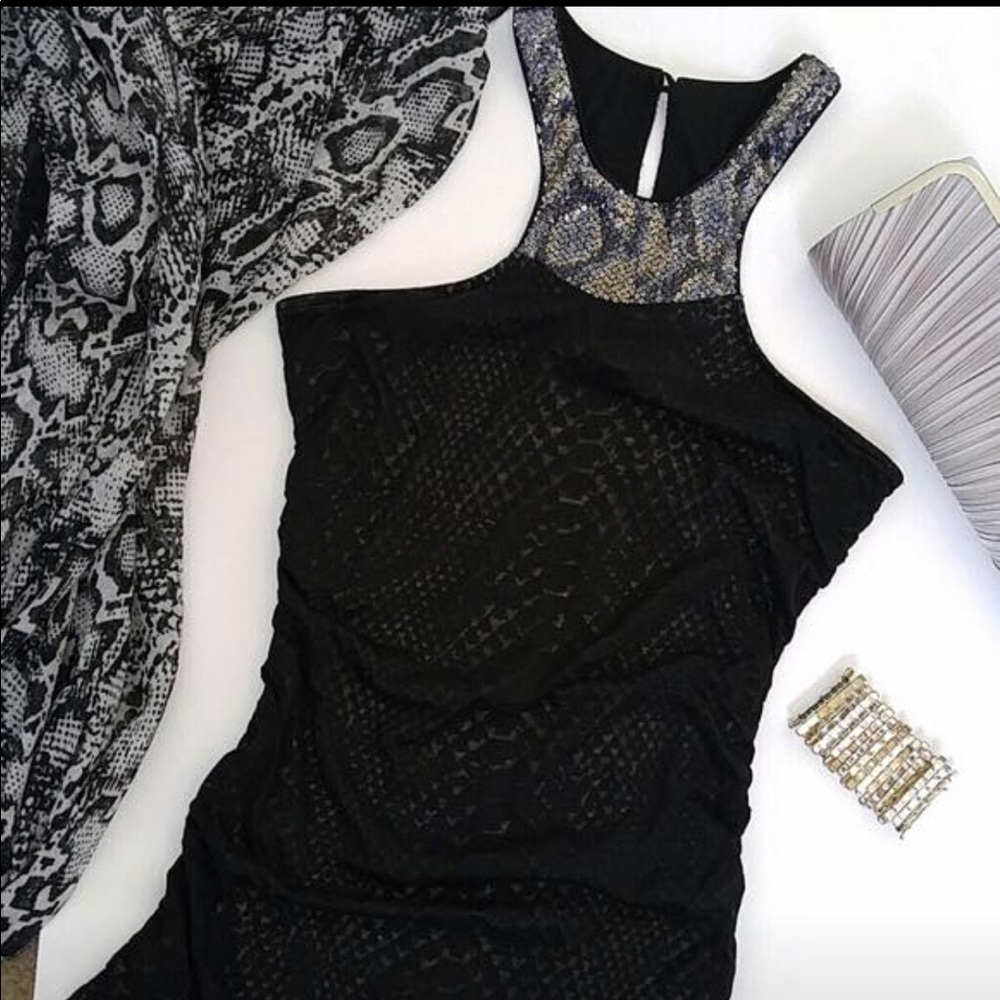 Express snake print Halter Top